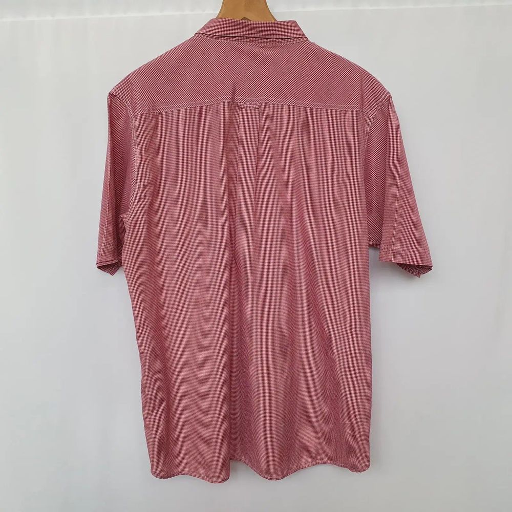 Mens Shirt James Pringle Red Check Short Sleeve Casual UK XL - Picture 2 of 6